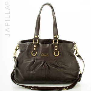 Coach XL Ashley Signature leather carryall purse